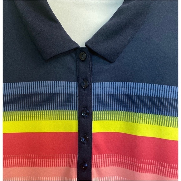 Callaway Golf Dress Rainbow Gradient Opti-Dri Size XL NEW - Picture 5 of 11